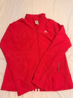 adidas Hot Pink Full-Zip Vintage Style Track Jacket